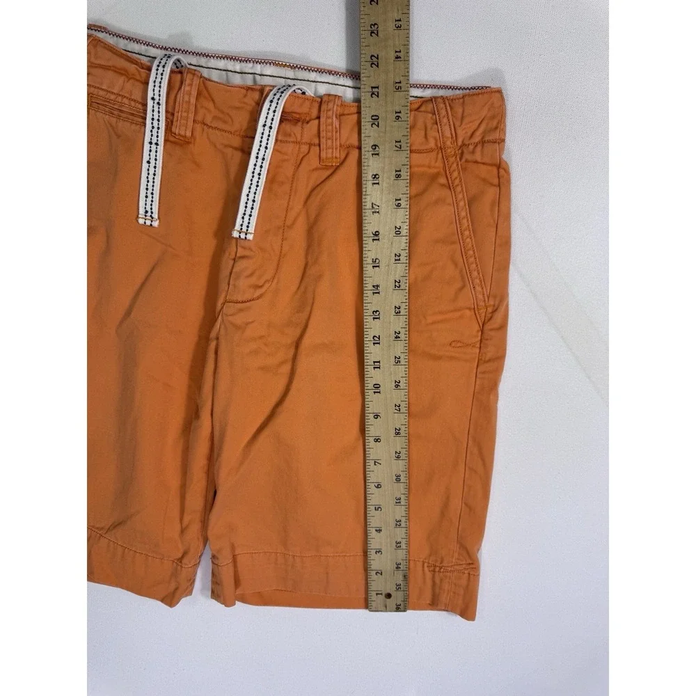 Polo Ralph Lauren Men's 33x10 Orange Relaxed Fit Cotton Chino Shorts Drawstring